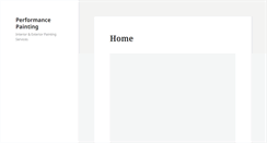 Desktop Screenshot of performancepainting.ca